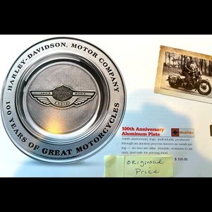 Harley-Davidson 100th Anniversary Aluminum Plate